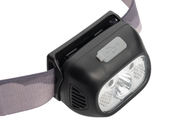 Logo trade promotional products picture of: Head lamp HERLEN Schwarzwolf