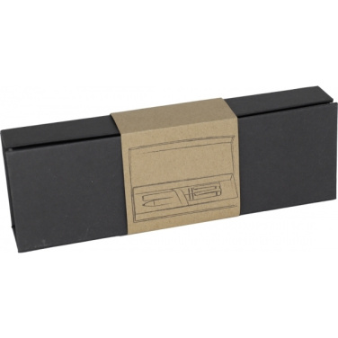 Logo trade corporate gifts image of: Metal writing set KARLOVAC