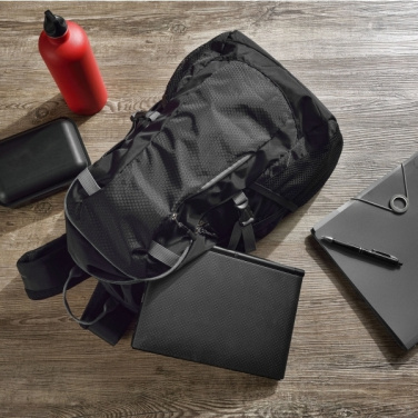 Logo trade corporate gifts picture of: Backpack ORIZABA Schwarzwolf