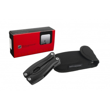 Logo trade promotional merchandise image of: Multitool ARMADOR NEW Black Schwarzwolf