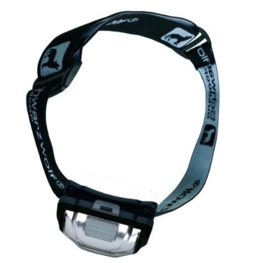 Logo trade promotional merchandise photo of: Head lamp TRONADOR Schwarzwolf