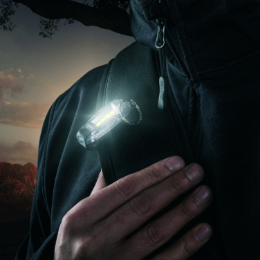 Logo trade promotional gifts picture of: Small light POSO Schwarzwolf