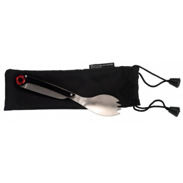 Logotrade promotional item image of: Multifunctional spoon LATEMAR Schwarzwolf