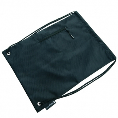 Logotrade corporate gift picture of: Drawstring bag NUNAVUT Schwarzwolf