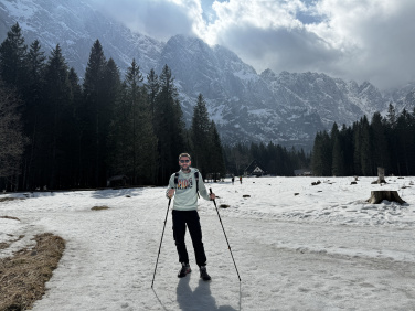 Logotrade promotional item picture of: Trekking poles DENALI Schwarzwolf