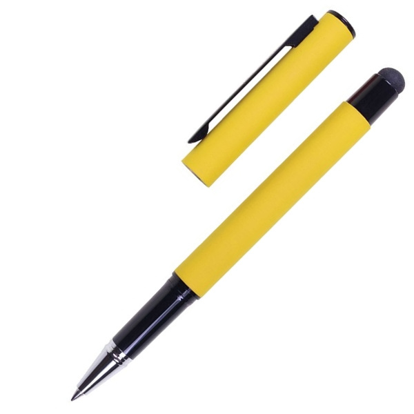 Logo trade promotional giveaway photo of: Roller touch pen, soft touch CELEBRATION Pierre Cardin