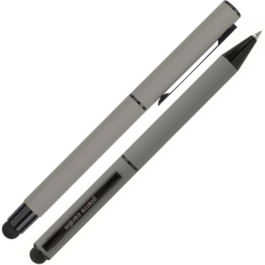 Logo trade promotional gift photo of: Writing set touch pen, soft touch CELEBRATION Pierre Cardin