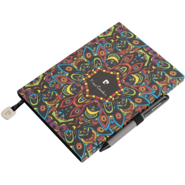 Logo trade promotional merchandise photo of: Notepad A5 & ballpoint pen REPORTER Pierre Cardin