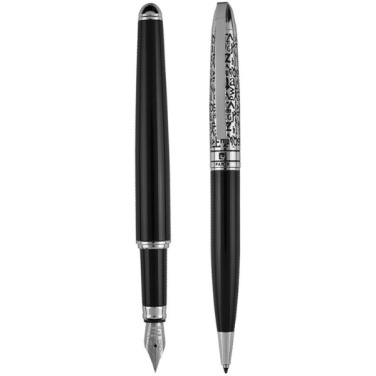 Logotrade promotional items photo of: Writing set ballpoint pen & fountain pen JACQUES Pierre Cardin