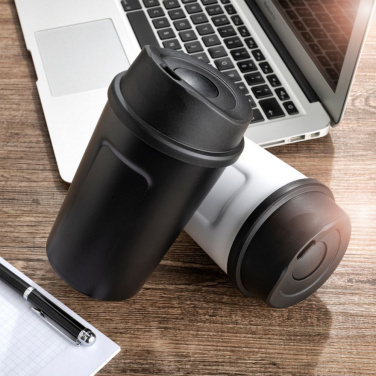 Logotrade promotional products photo of: Thermo mug LIARD Schwarzwolf