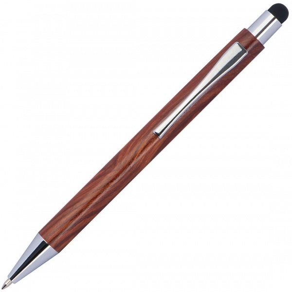Logotrade promotional giveaway picture of: Wooden ballpen BILZEN