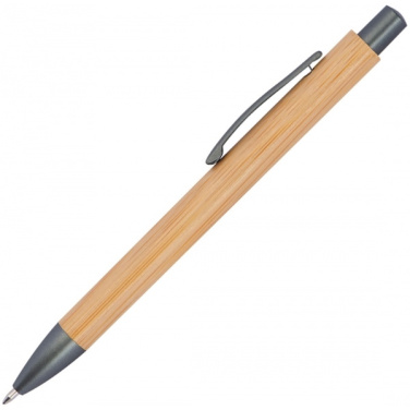 Logo trade promotional gifts picture of: Bamboo ballpen BERINGEN