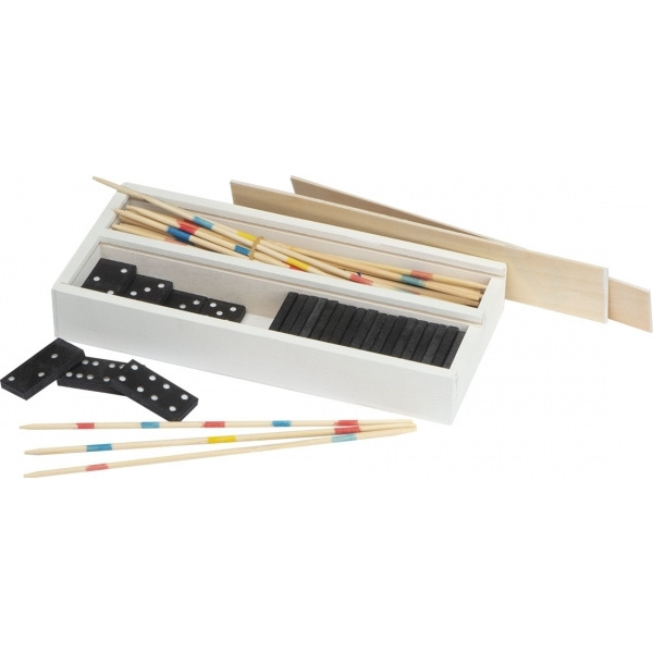 Logotrade promotional gift picture of: Mikado and Domino Game FOLIGNO