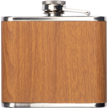 Logo trade promotional merchandise picture of: Hip flask HOOGSTRATEN 170 ml