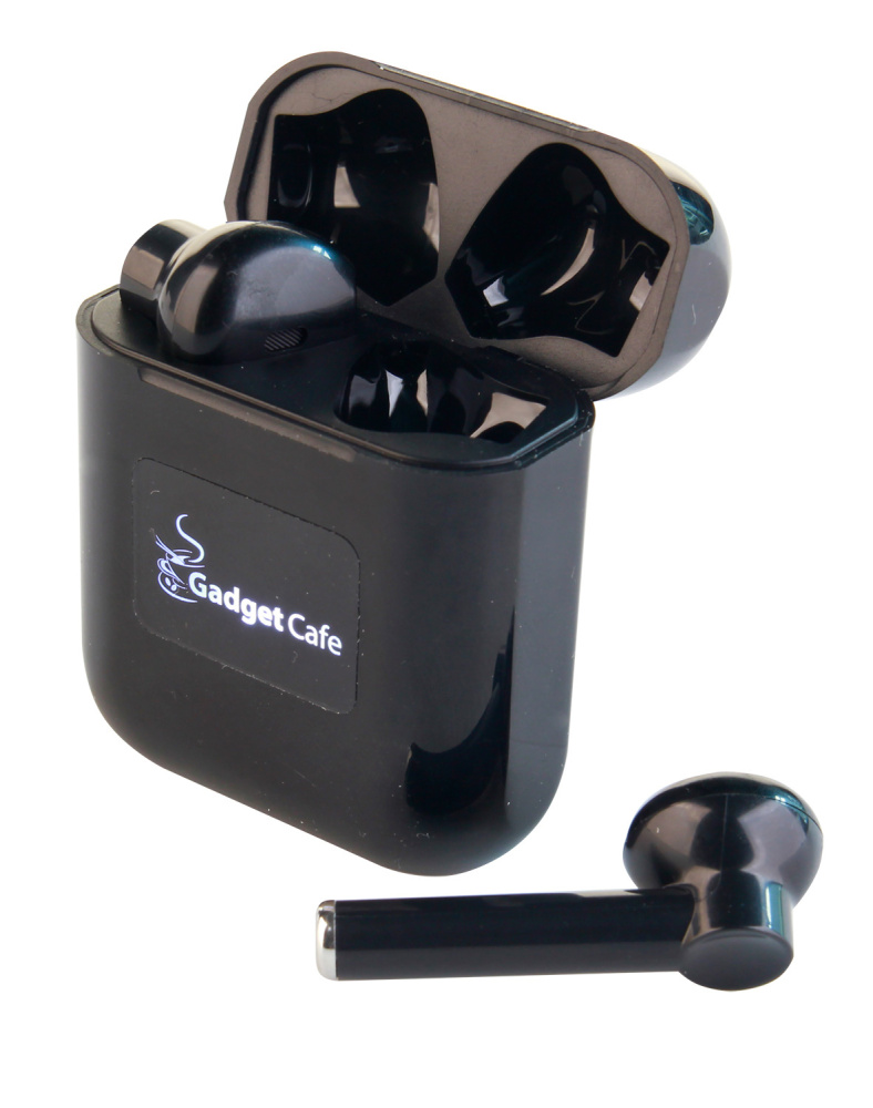 Logo trade corporate gift photo of: Wireless earbuds with light up logo