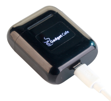 Logotrade promotional merchandise picture of: Wireless earbuds with light up logo