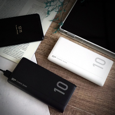 Logo trade promotional gift photo of: POWER BANK SILICON POWER GP15 10 000 MAH