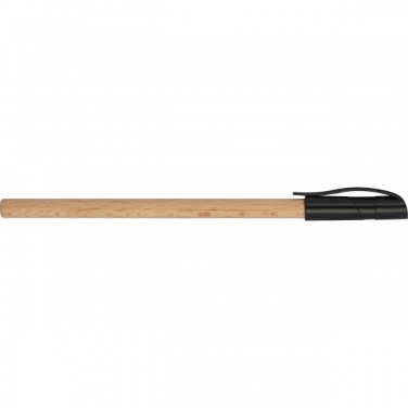 Logo trade promotional giveaways picture of: Wooden ballpen PALMDALE