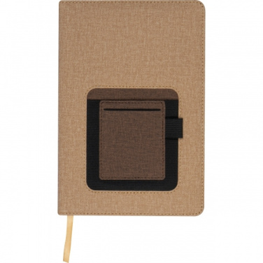 Logo trade promotional merchandise image of: A5 notebook TILBURG