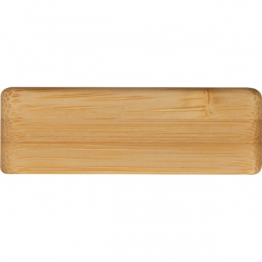 Logo trade corporate gift photo of: Bamboo smartphone holder SAN SEBASTIAN