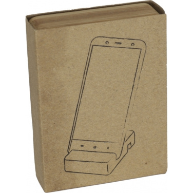 Logo trade corporate gifts picture of: Bamboo smartphone holder SAN SEBASTIAN