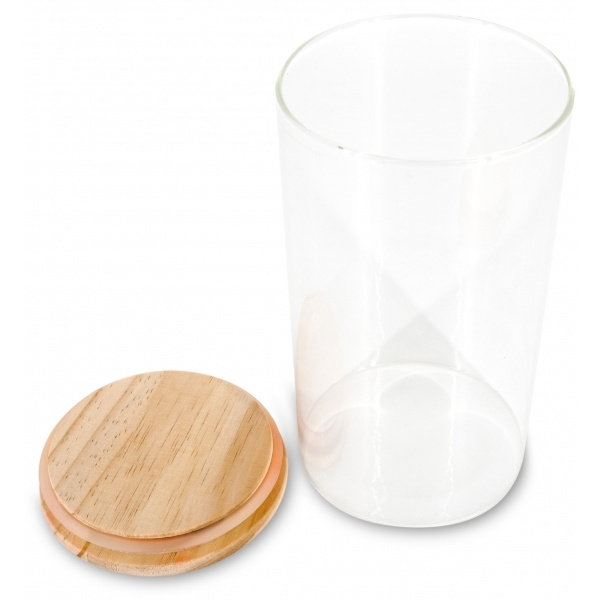 Logo trade promotional item photo of: Borosilicate container ONTARIO 1000 ml