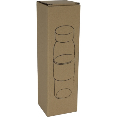 Logo trade promotional items image of: Glass bottle SKOPJE 500 ml