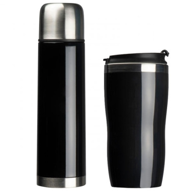 Logotrade advertising product image of: Set of vacuum flask and drinking cup SPLIT 450 ml