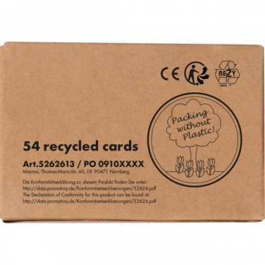 Logotrade business gift image of: Playing cards NEW CASTLE