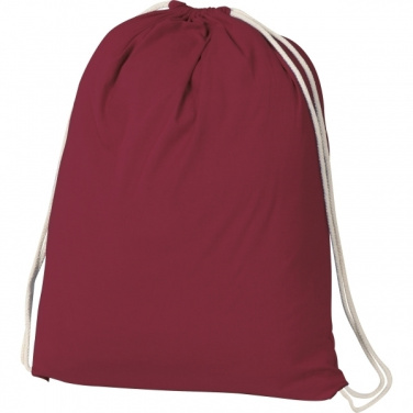 Logo trade advertising products picture of: Cotton gym bag BUDAPEST
