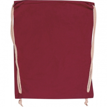 Logotrade promotional products photo of: Cotton gym bag CARLSBAD