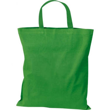 Logo trade corporate gift photo of: Cotton bag with short handles BREGENZ