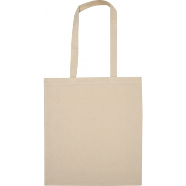 Logo trade promotional items image of: Organic cotton bag with bottom fold INNSBRUCK