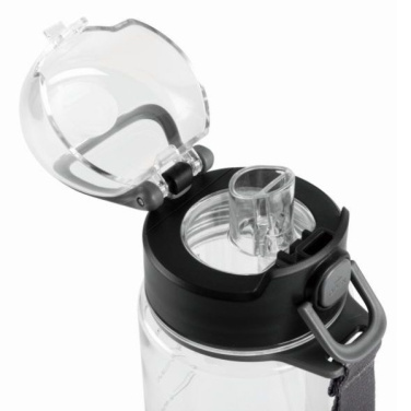 Logo trade promotional merchandise photo of: Drinking bottle SEYHAN 900 ml Schwarzwolf