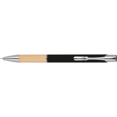 Logo trade promotional merchandise photo of: Recycled ballpoint pen Naples