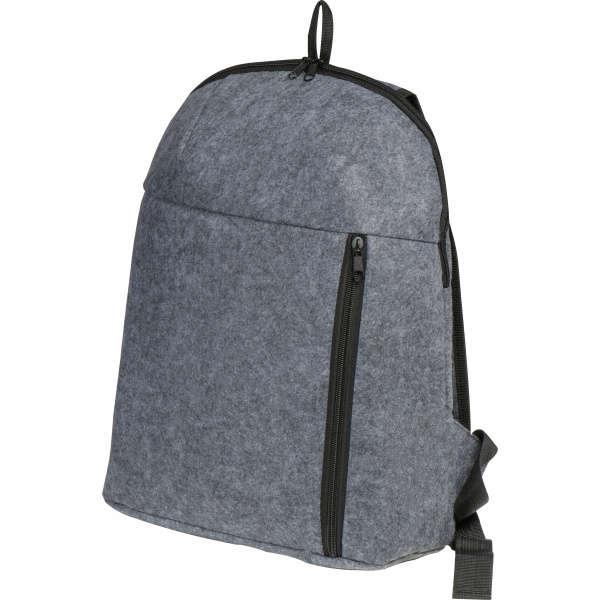 Logo trade promotional gifts image of: RPET Backpack Davos