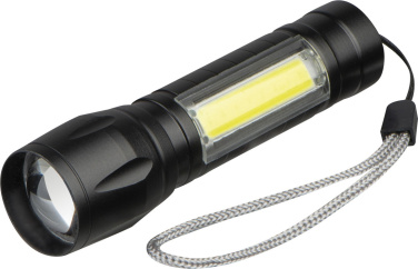 Logo trade promotional merchandise picture of: Rechargeable flashlight Tokyo