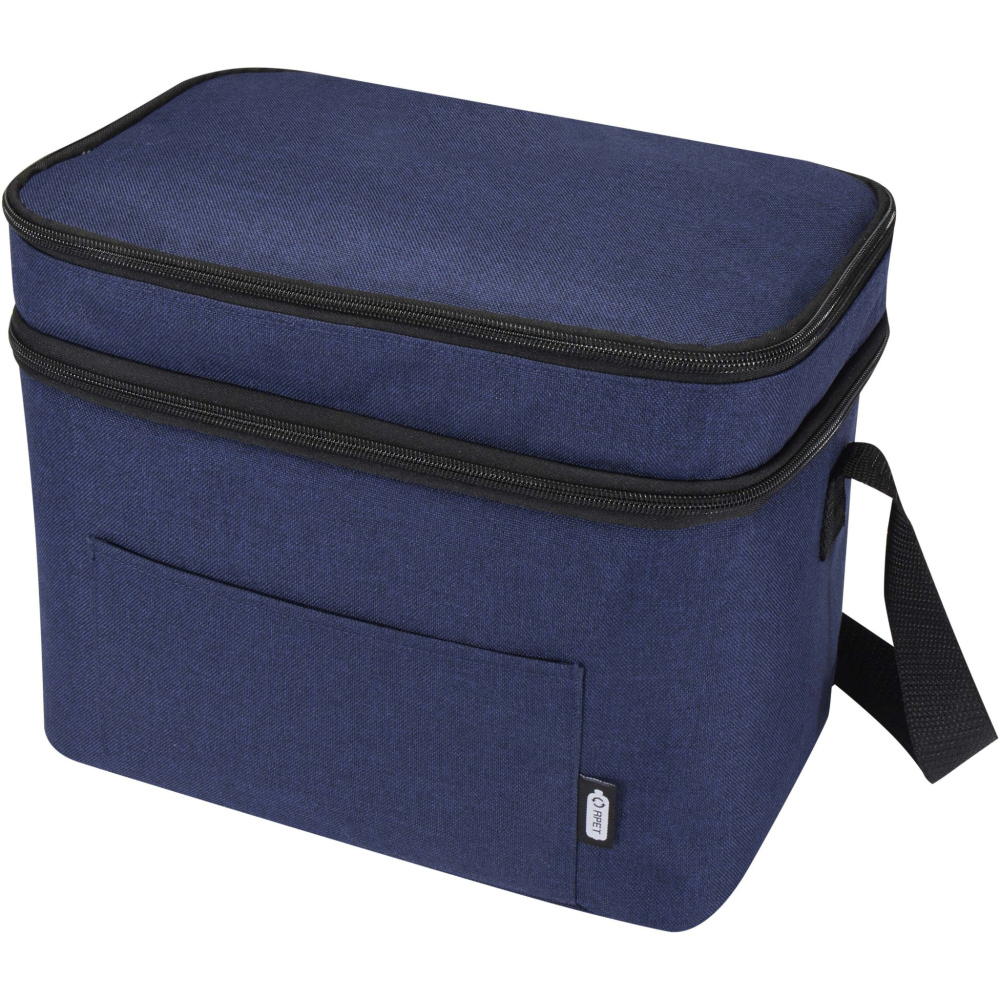 Logo trade advertising products image of: Tundra GRS RPET double compartments cooler bag 13L