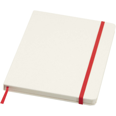 Logotrade promotional products photo of: Bass A5 recycled hard cover notebook with lined pages