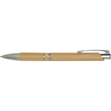 Logotrade promotional merchandise image of: Wicker bamboo ballpoint pen