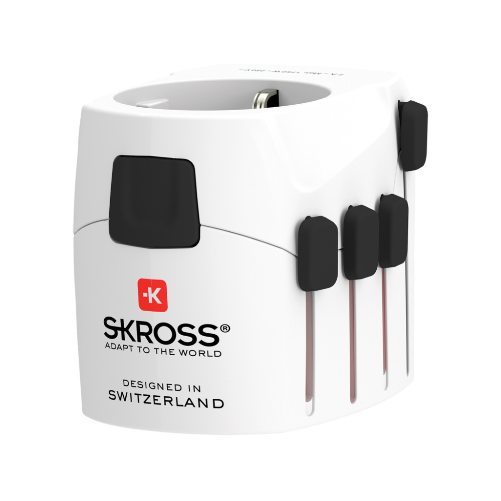 Logo trade promotional gift photo of: SKROSS Pro 3-Pole World Travel Adapter