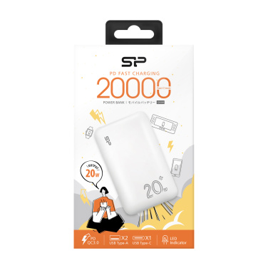 Logo trade promotional giveaway photo of: Power bank Silicon Power QS58 20000 mAh