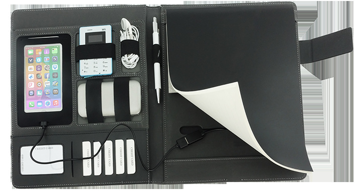 Logo trade promotional products image of: Power Bank Folder 89309100