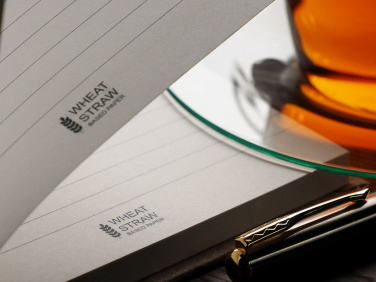 Logo trade business gifts image of: Recycled Tea Notebook 209734000