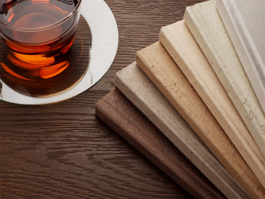 Logotrade promotional item picture of: Recycled Tea Notebook 209734000