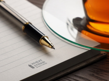 Logotrade promotional product picture of: Recycled Coffee Notebook 209733900