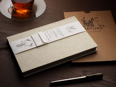Logo trade promotional giveaways picture of: Recycled Elephant Poo Notebook 209734400