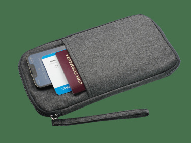 Logo trade promotional giveaways image of: Travel wallet 94608700