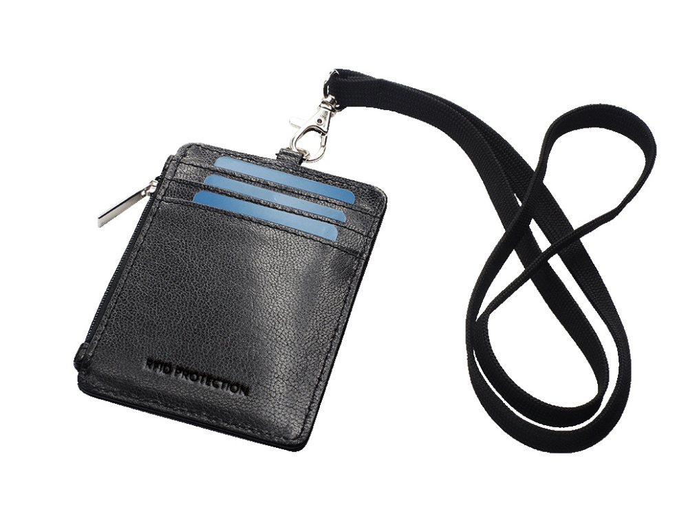 Logo trade corporate gifts image of: ID card holder with lanyard 170805200