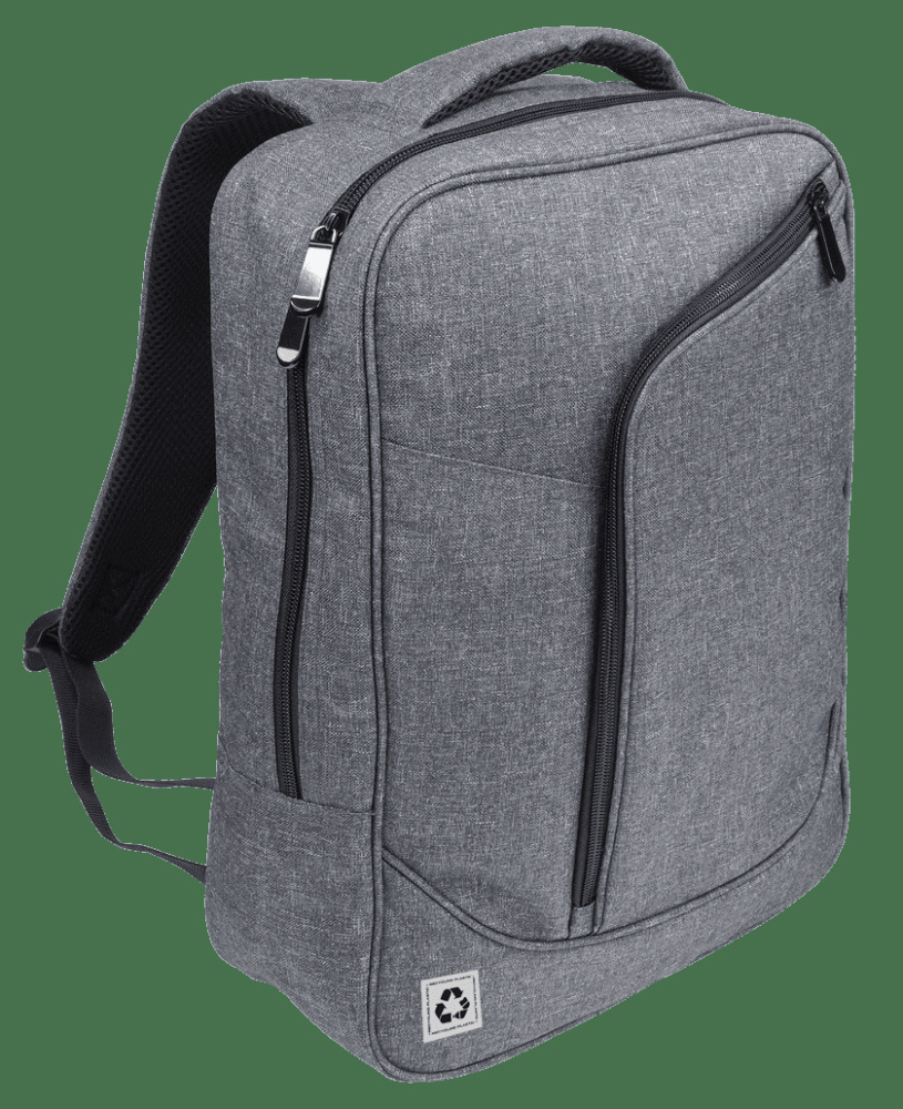 Logo trade business gifts image of: ECO backpack RPET 126815900
